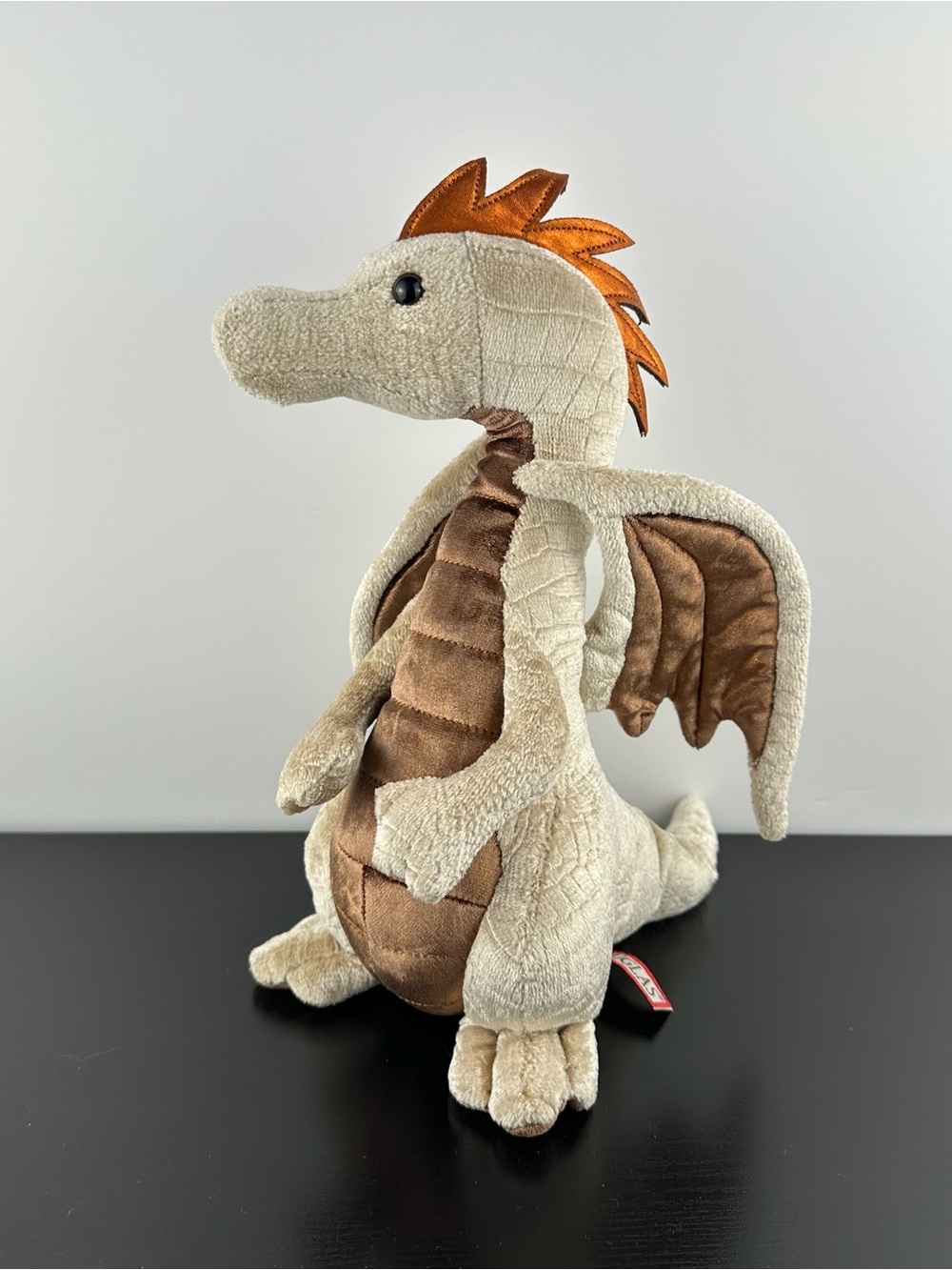 Douglas Cuddle Toys Rare Elgar Copper Dragon 11” #718 Large Plush Stuffed Animal